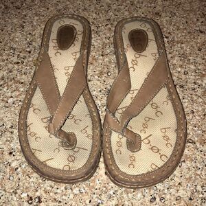(5/$25) b.o.c Suede Thong Sandals